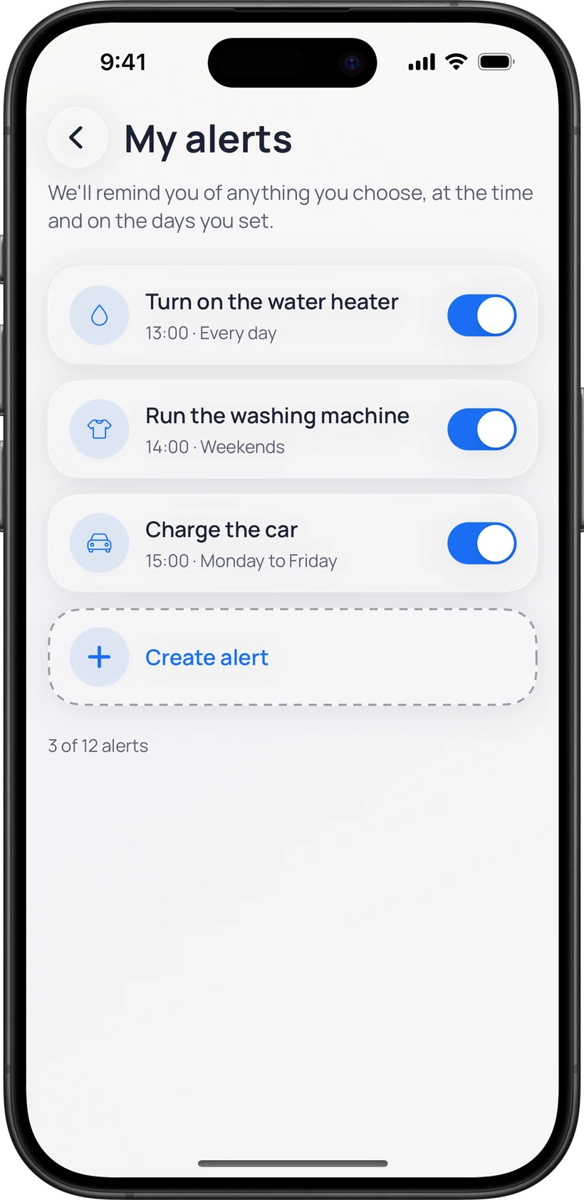 My alerts