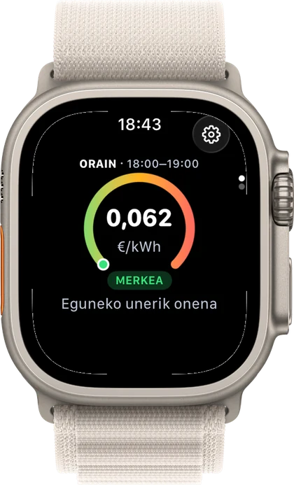 Prezioa eskumuturrean, mugikorra atera gabe